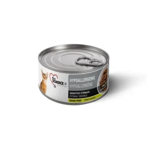 1st Choice - Conserves - Hypoallergène - Pâté de Canard - Sans Grains - 156g - Chat