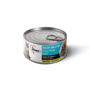 1st Choice - Conserves - Peau Et Pelage Santé - Pâté De Poisson - Sans Grains - 156g - Chat