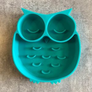 Bol Lichette - Hibou - Turquoise - Chien et Chat